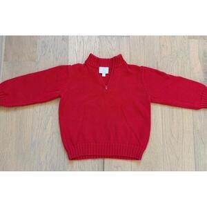 Little English Boys' size 5 Red Sweater